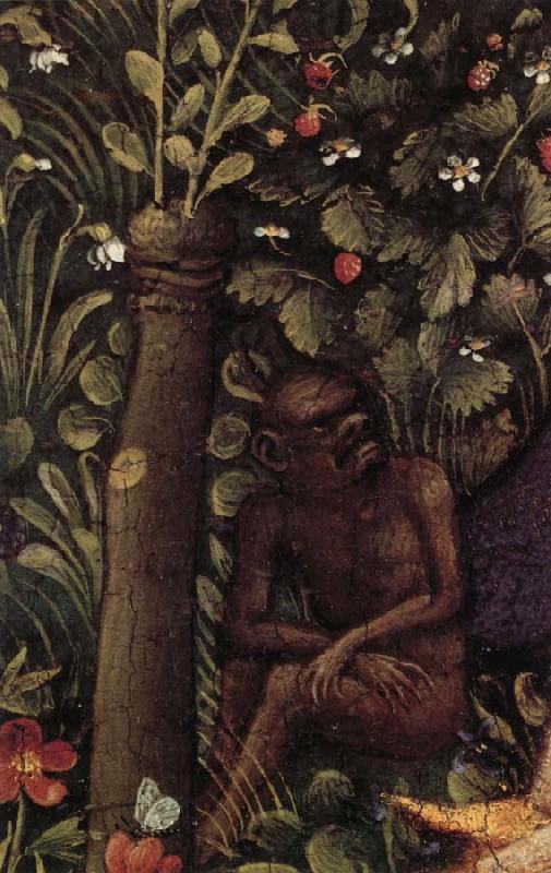 Upper Rhenish Master Details of The Little Garden of Paradise oil painting image